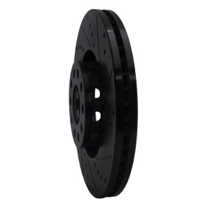 Volkswagen Passat Brake Rotor (1) - Front Right - R1 Concepts - Drilled & Slotted - Black - `02-`05 Volkswagen Passat Brake Rotor (1) - Front Right - R1 Concepts - Drilled & Slotted - Black - `02-`05